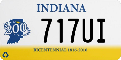 IN license plate 717UI