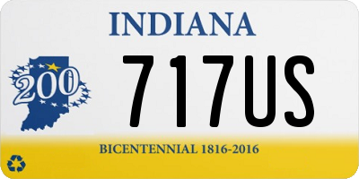 IN license plate 717US