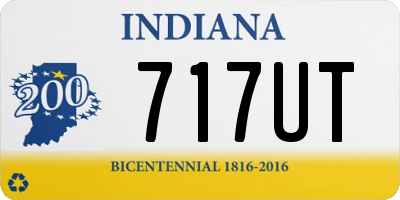 IN license plate 717UT