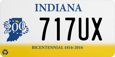 IN license plate 717UX