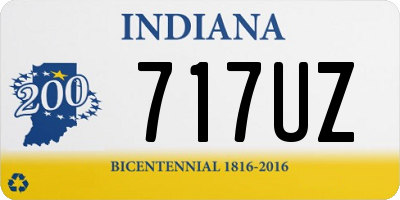 IN license plate 717UZ