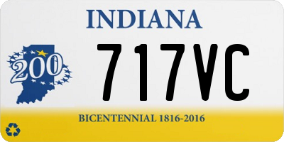 IN license plate 717VC