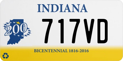 IN license plate 717VD