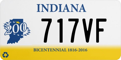 IN license plate 717VF