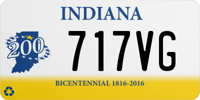 IN license plate 717VG