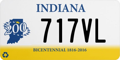 IN license plate 717VL