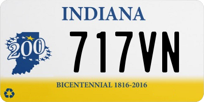 IN license plate 717VN