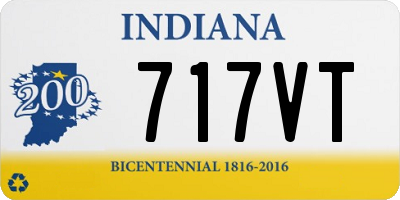 IN license plate 717VT