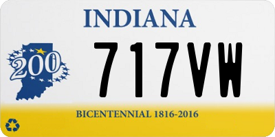 IN license plate 717VW