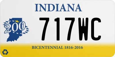 IN license plate 717WC