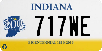 IN license plate 717WE