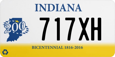 IN license plate 717XH