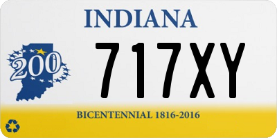 IN license plate 717XY