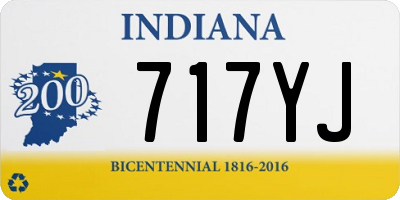 IN license plate 717YJ