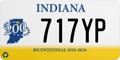 IN license plate 717YP