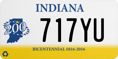 IN license plate 717YU
