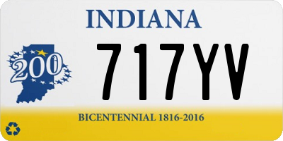 IN license plate 717YV