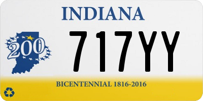 IN license plate 717YY