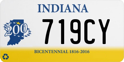 IN license plate 719CY