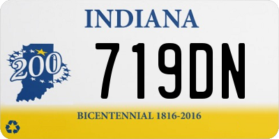 IN license plate 719DN