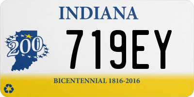 IN license plate 719EY