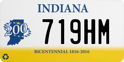 IN license plate 719HM