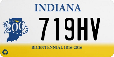 IN license plate 719HV