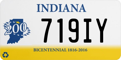 IN license plate 719IY