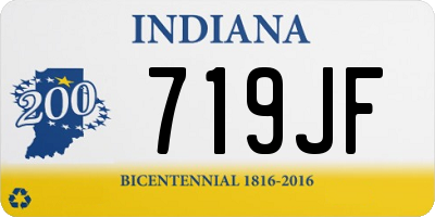 IN license plate 719JF