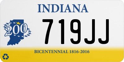 IN license plate 719JJ