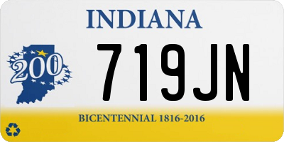 IN license plate 719JN