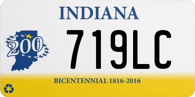 IN license plate 719LC
