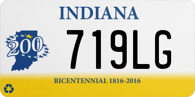 IN license plate 719LG