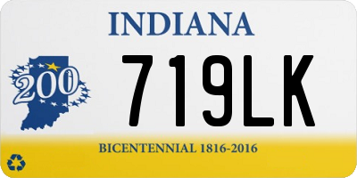 IN license plate 719LK