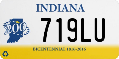 IN license plate 719LU