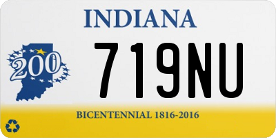 IN license plate 719NU