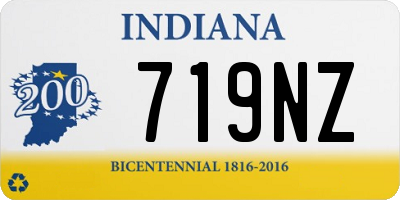 IN license plate 719NZ