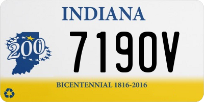 IN license plate 719OV