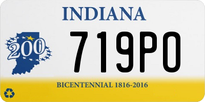 IN license plate 719PO