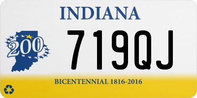 IN license plate 719QJ