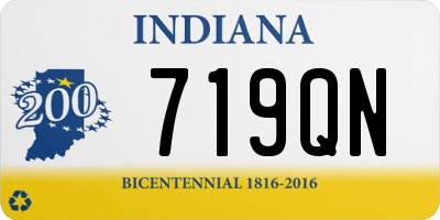 IN license plate 719QN