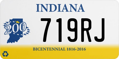 IN license plate 719RJ