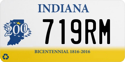 IN license plate 719RM