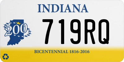 IN license plate 719RQ