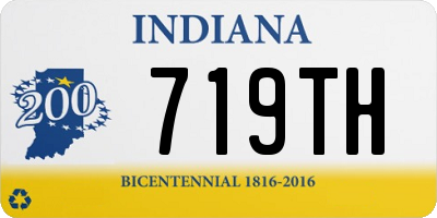 IN license plate 719TH