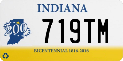 IN license plate 719TM