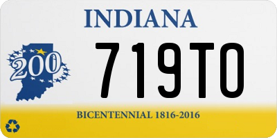 IN license plate 719TO