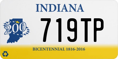 IN license plate 719TP
