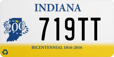 IN license plate 719TT