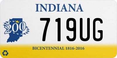 IN license plate 719UG